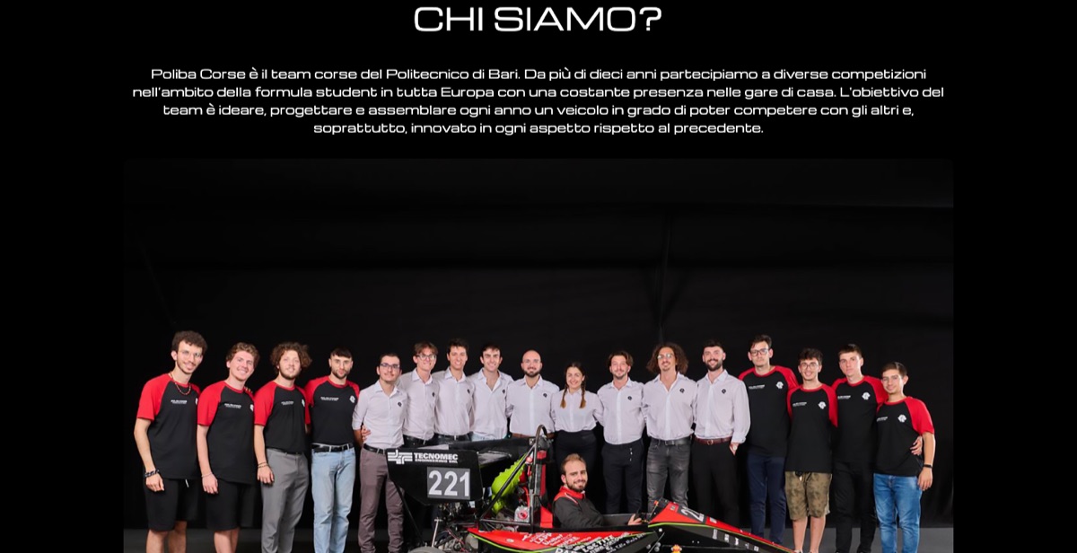 Poliba Corse website